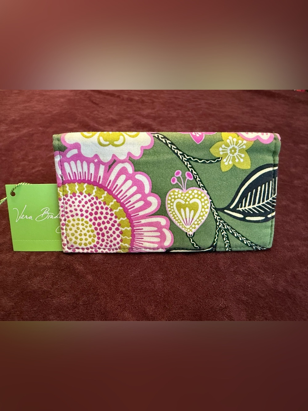Vera Bradley Checkbook Cover in Olivia Pink - Picture 2 of 9